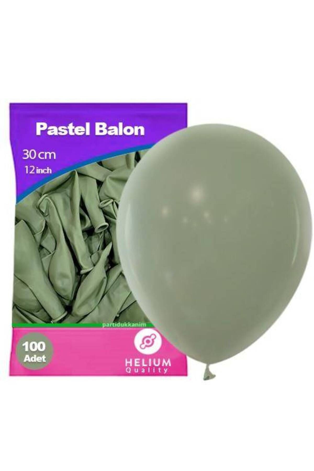 Küf Yeşili (okaliptus) Balon 100 Adet