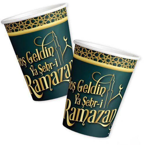 Hoş Geldin Ramazan Bardak 8 Adet