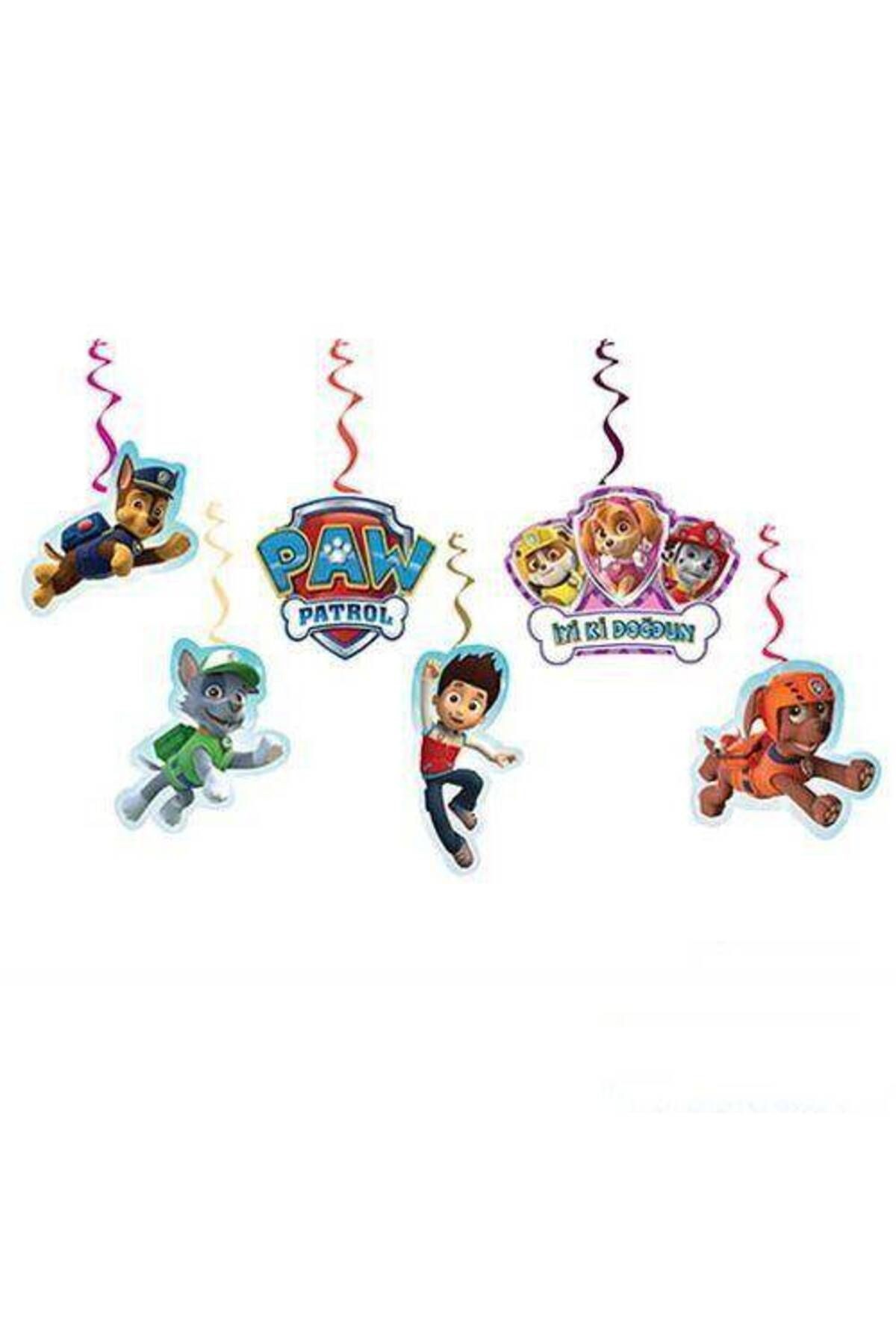 Paw Patrol Asmalı Tavan Süsü (6 Adet)