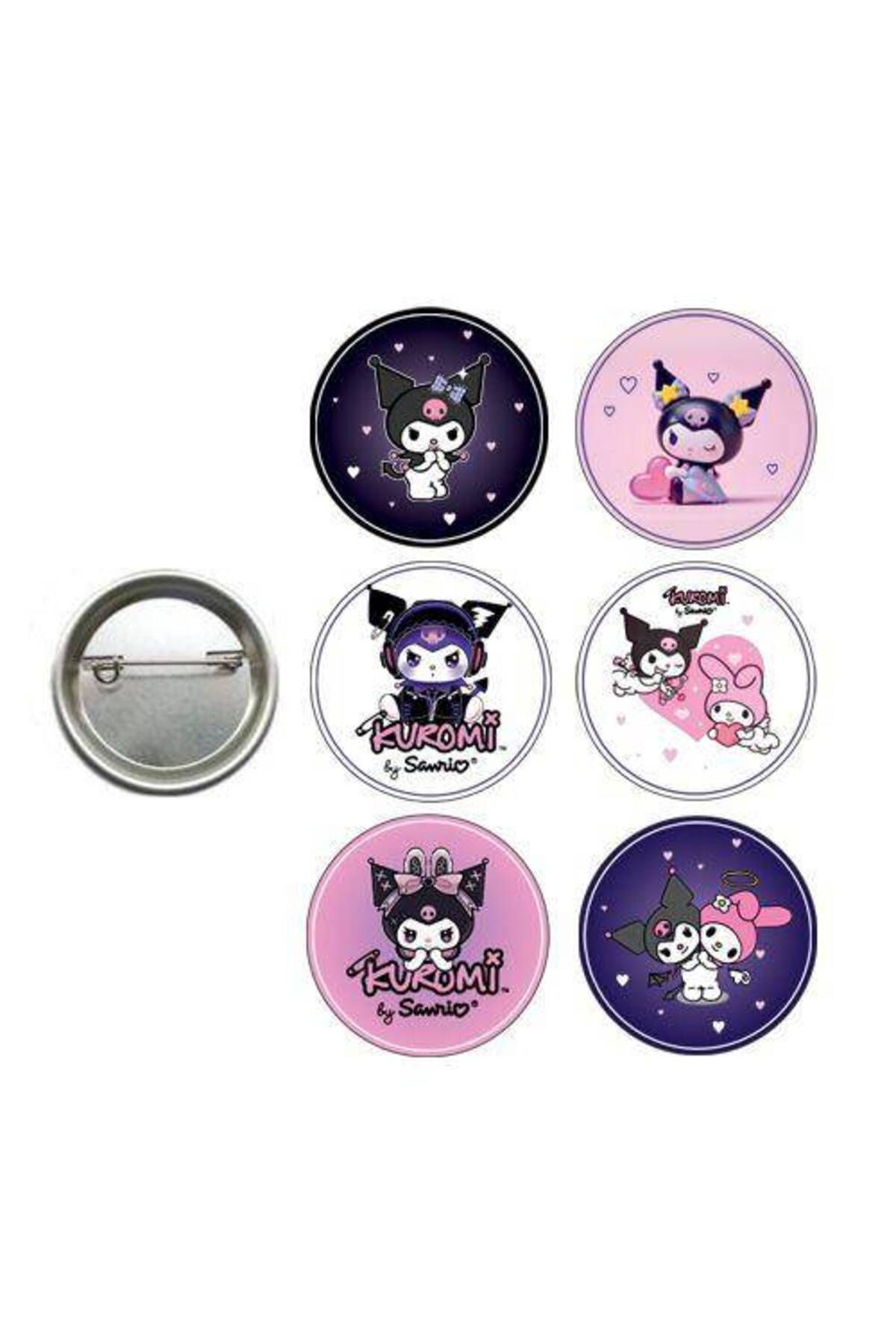 Kuromi Rozeti 6 Adet