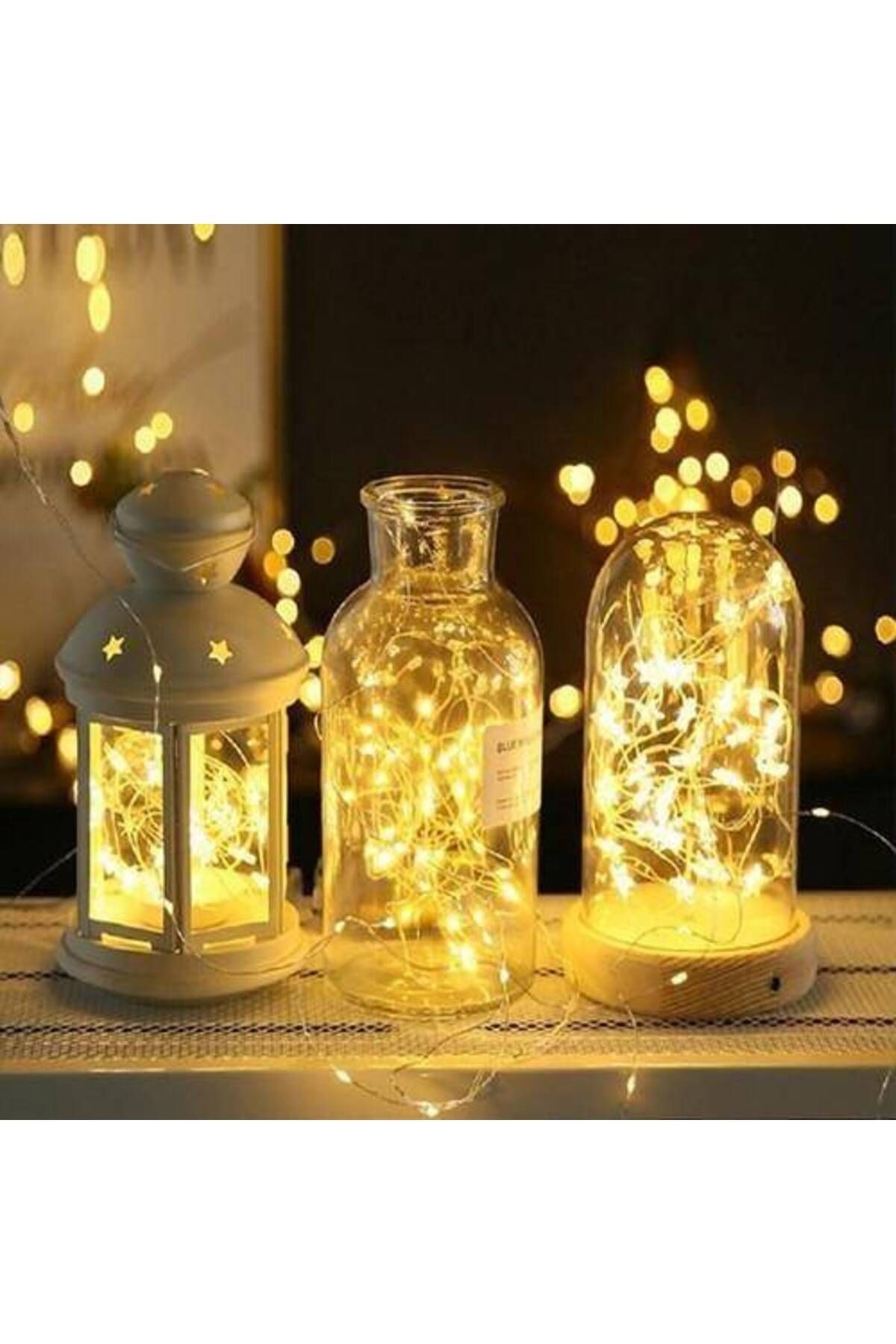 3 Metre Kendinden Pilli Peri Led Işık Gün Işığı 1 Adet