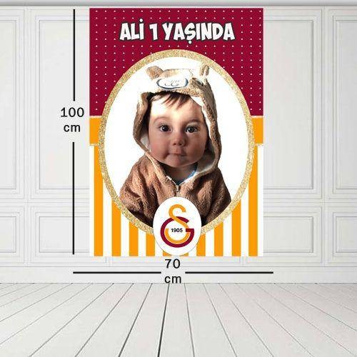 Galatasaray Kişiye Özel Doğum Günü Parti Afişi 70*100 cm