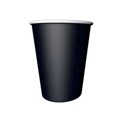 Siyah Karton Meşrubat Bardak (8 Adet)