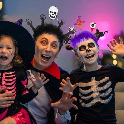 Halloween Simli Balkabağı Kedili Taç