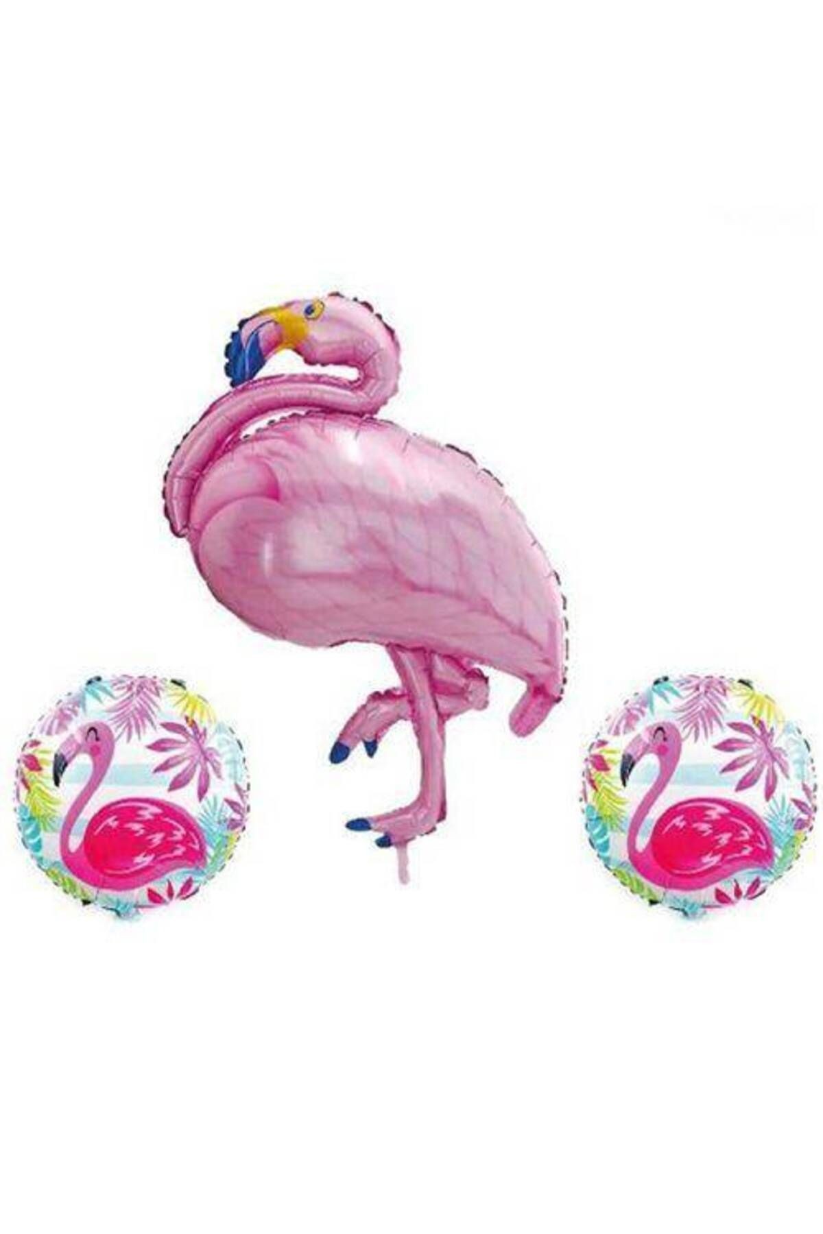 Flamingo Folyo Balon Set 3 Lü