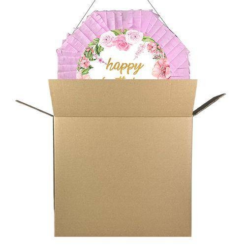 Happy Birthday Çiçekli Pinyata + Sopası