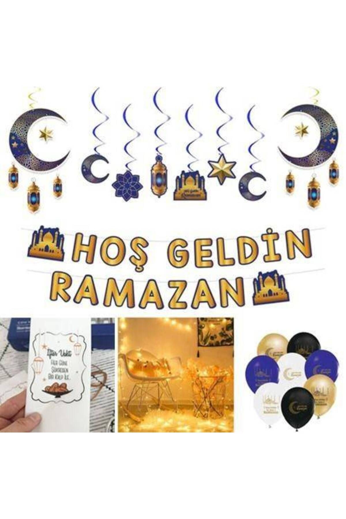 Hoş Geldin Ramazan Arka Fon Süsleme Seti