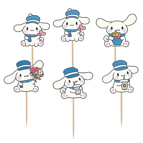 Cinnamoroll 10'lu Şekilli Kürdan