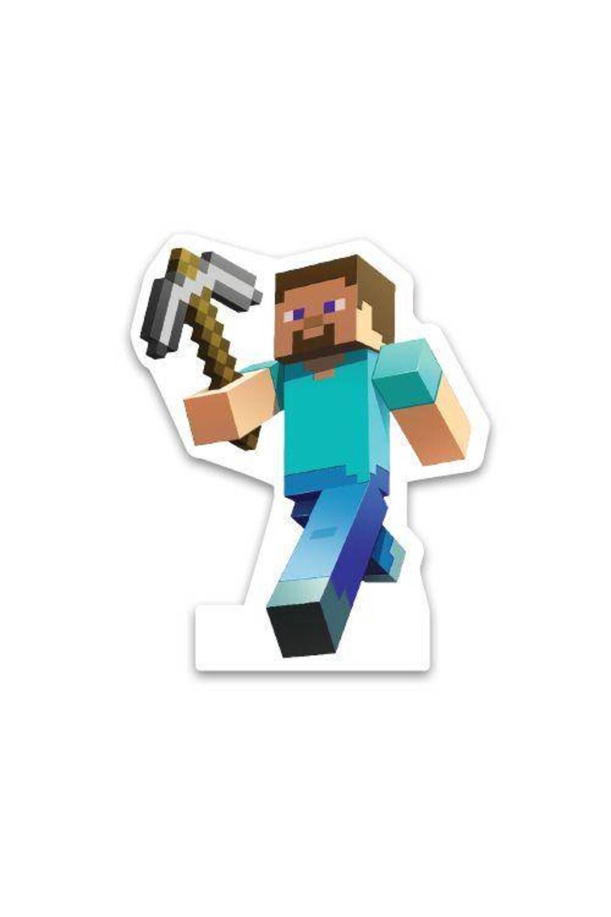 Minecraft Steve Ayaklı Pano 33x27 Cm