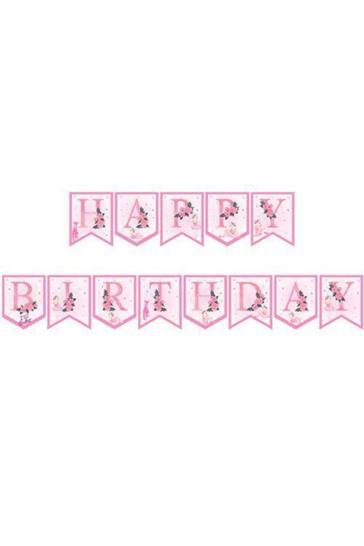 Balerin Temalı Happy Birthday Yazısı 190 Cm