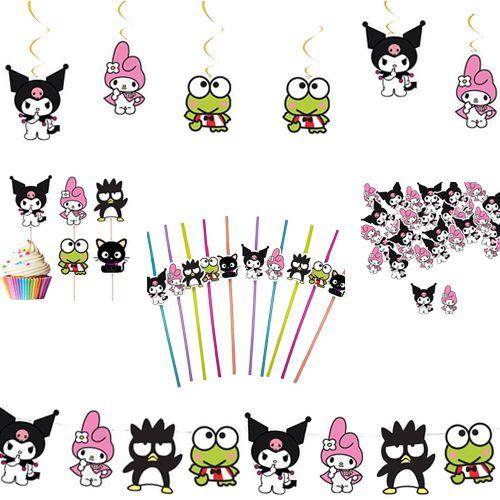 Kuromi Doğum Günü Parti Seti Model 2