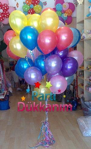 Sedefli Uçan Balon Demeti (40 Adet) MAĞAZADAN