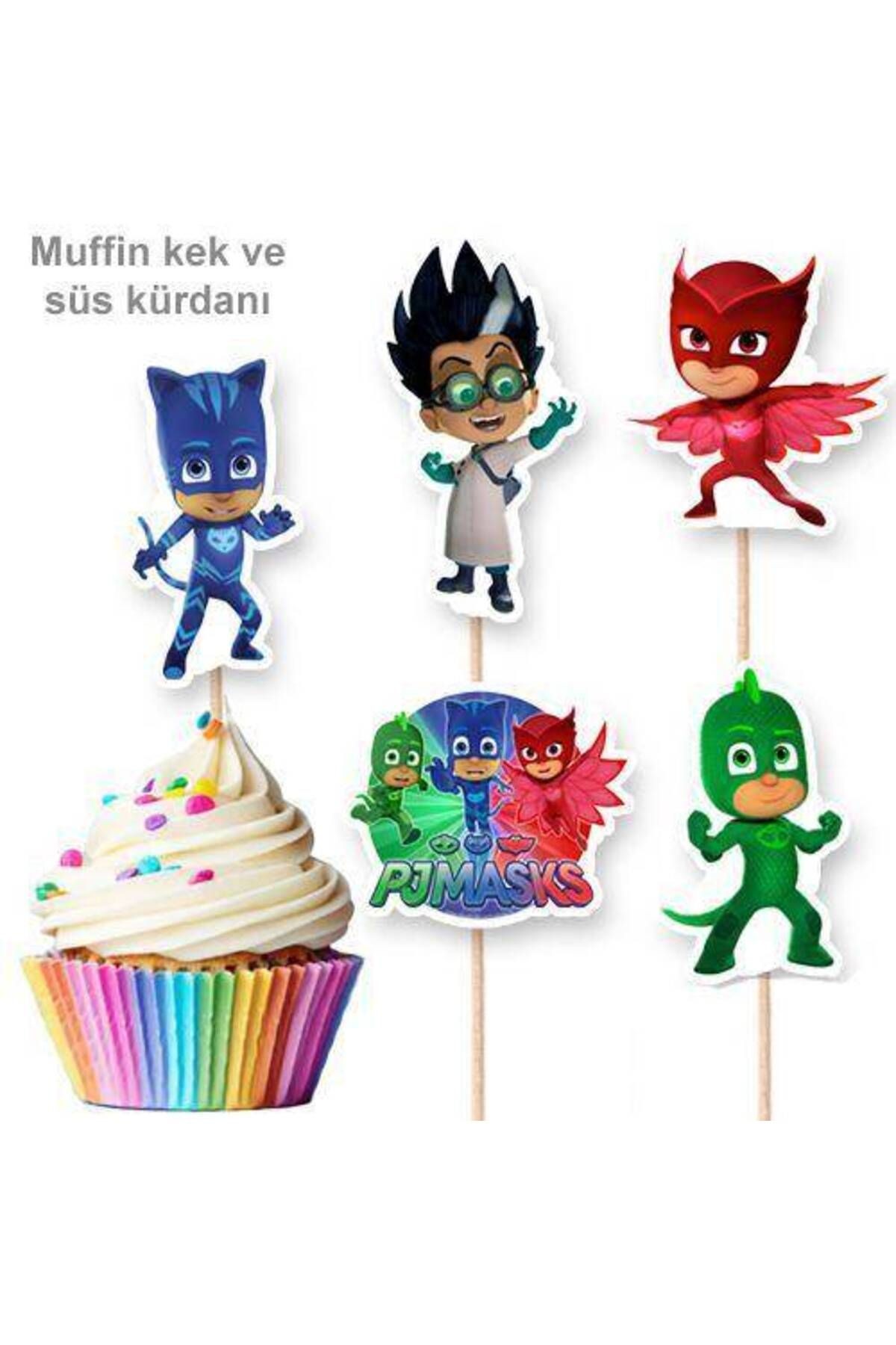 Pijamaskeliler Şekilli Kürdan (10 Adet)