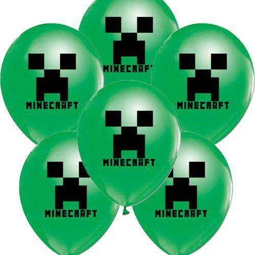 Minecraft Balon (10 adet)