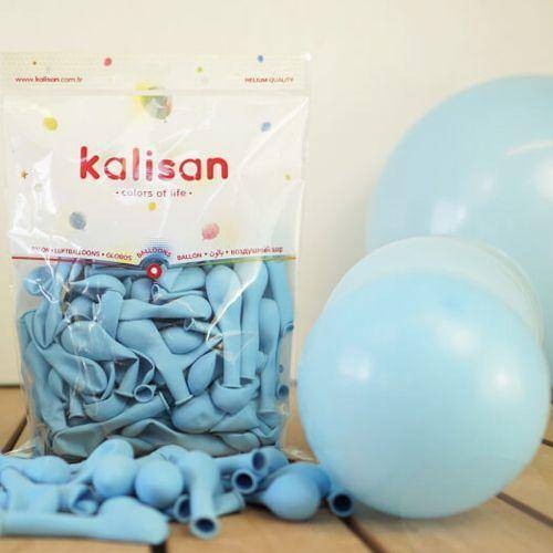 6 inç Makaron Balon Mavi 20 Adet