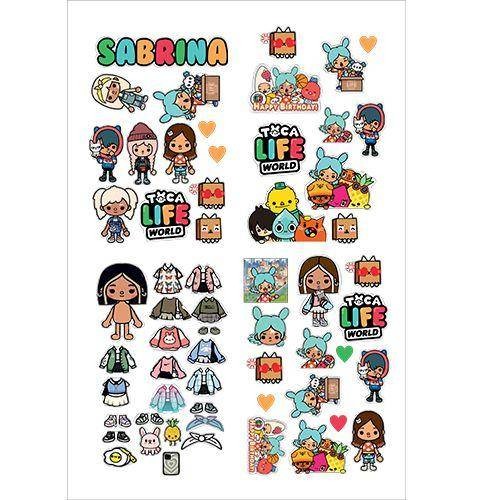 Toca Boca Sticker 33*48 cm
