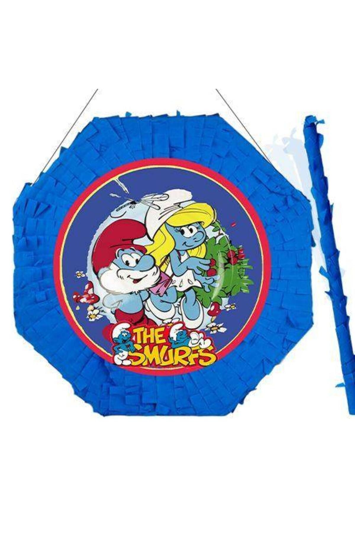 Şirinler Pinyata 42 cm + Sopası
