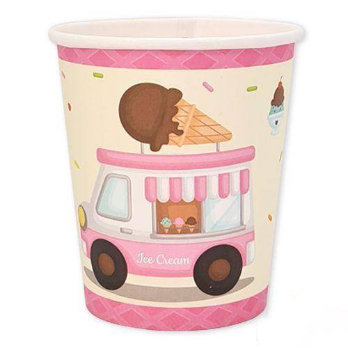 Dondurma Temalı Bardak 8 adet