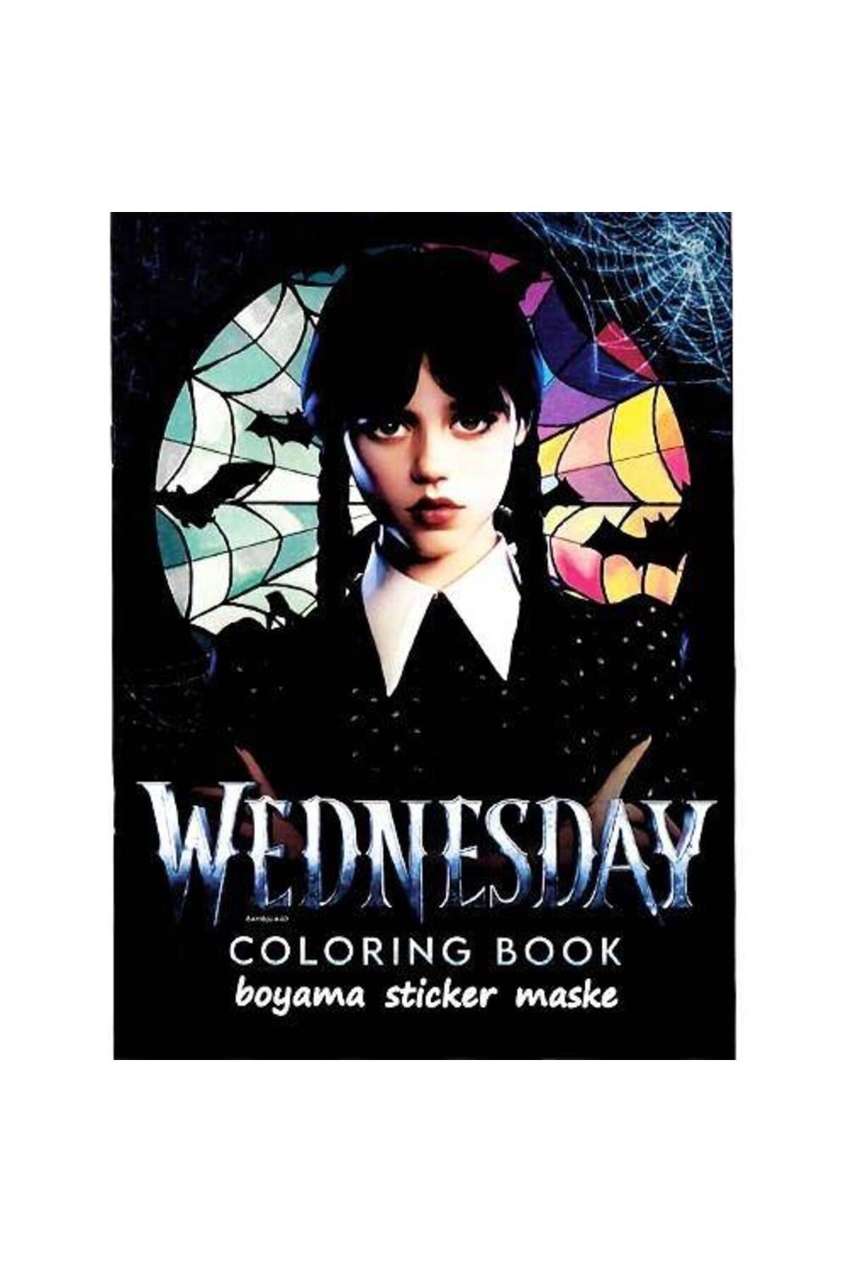 Stickerlı Wednesday Boyama Kitabı (16 SAYFA)