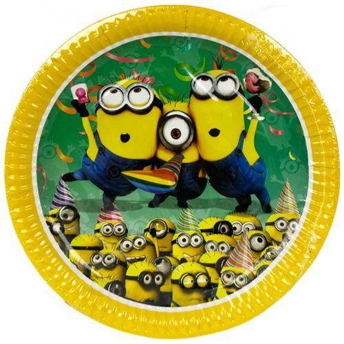 Minions Karton Tabak (8 Adet)