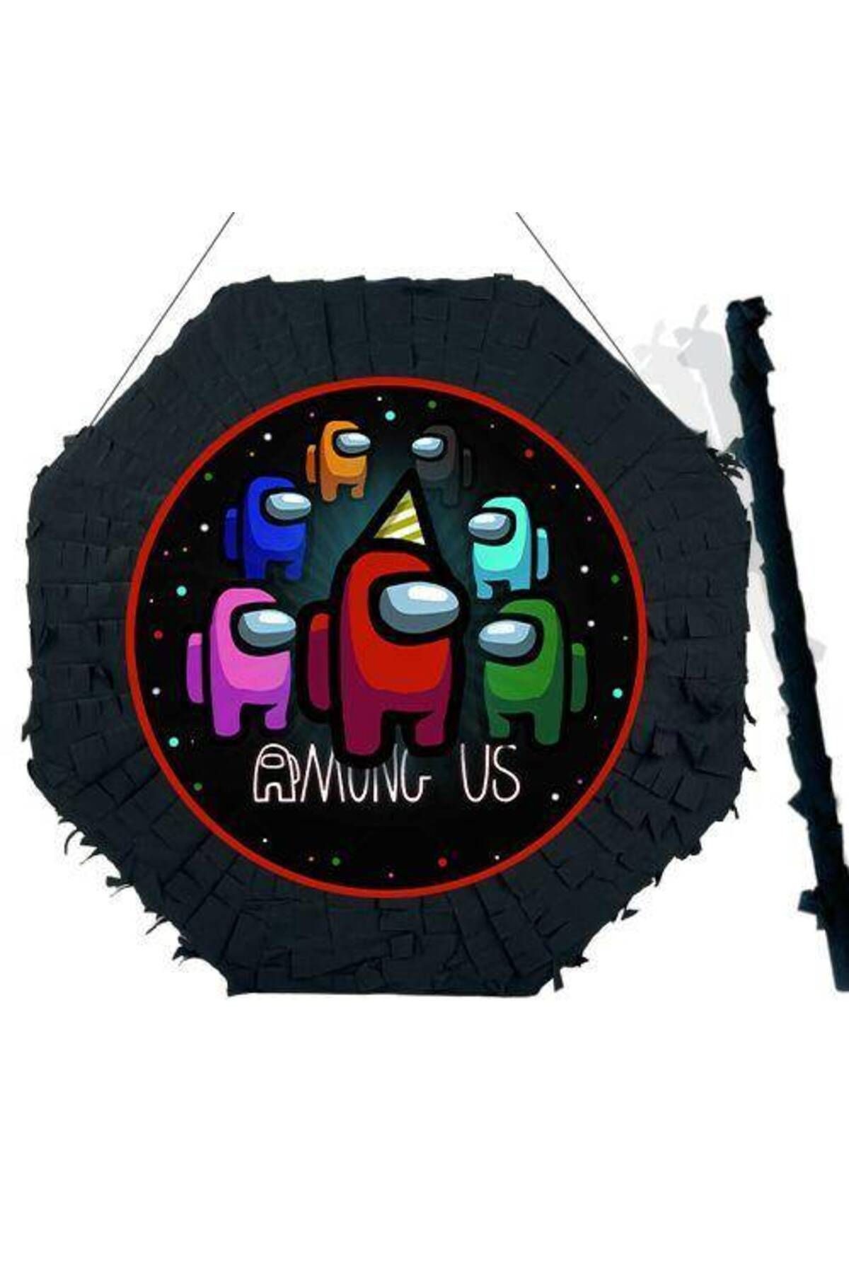 Among Us Pinyata Siyah 42 Cm Sopası