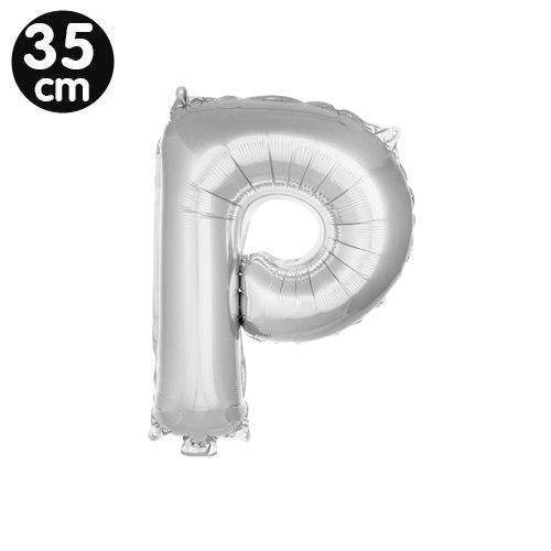 P - Harf Folyo Balon Gümüş (35 cm)