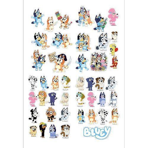 Bluey Sticker Seti 33*48 cm