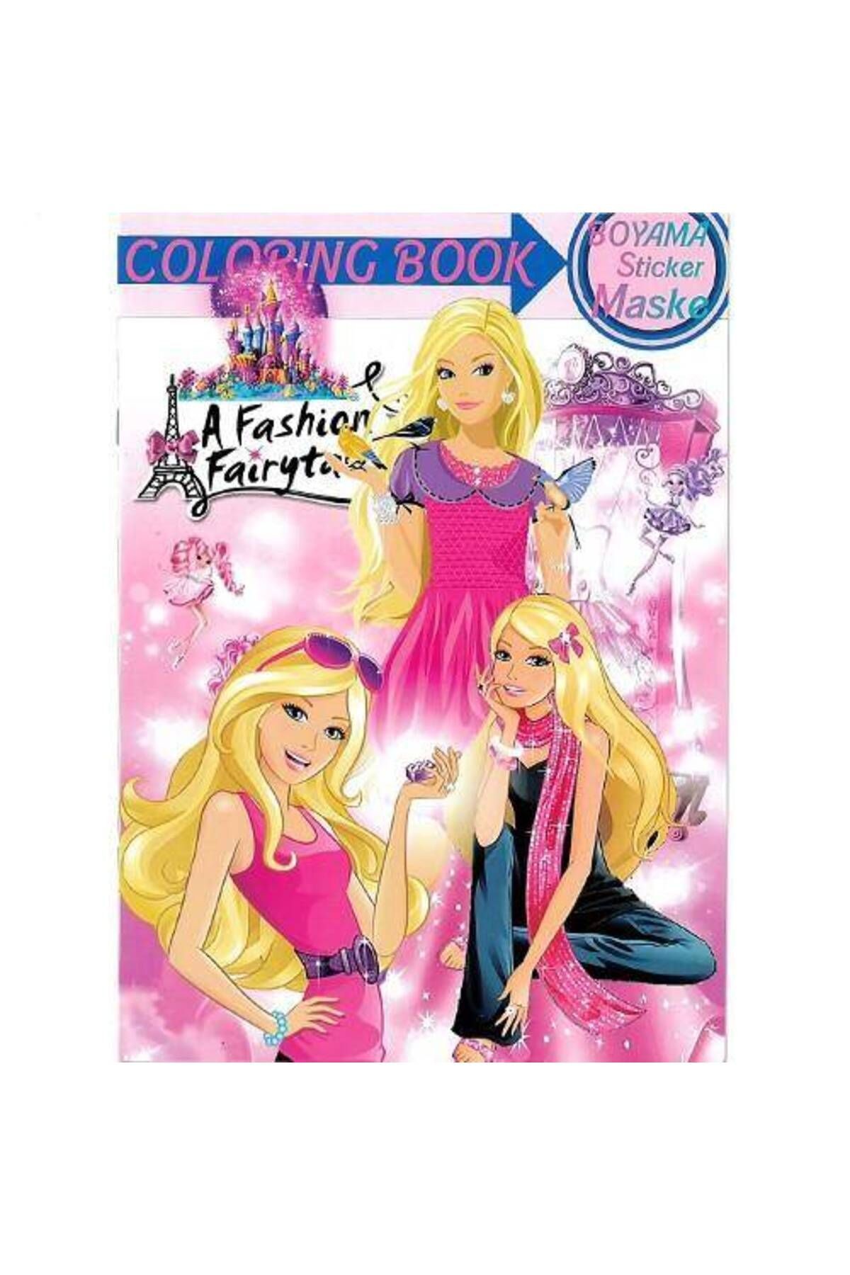 Barbie Boyama Kitabı Stickerlı (16 Sayfa)