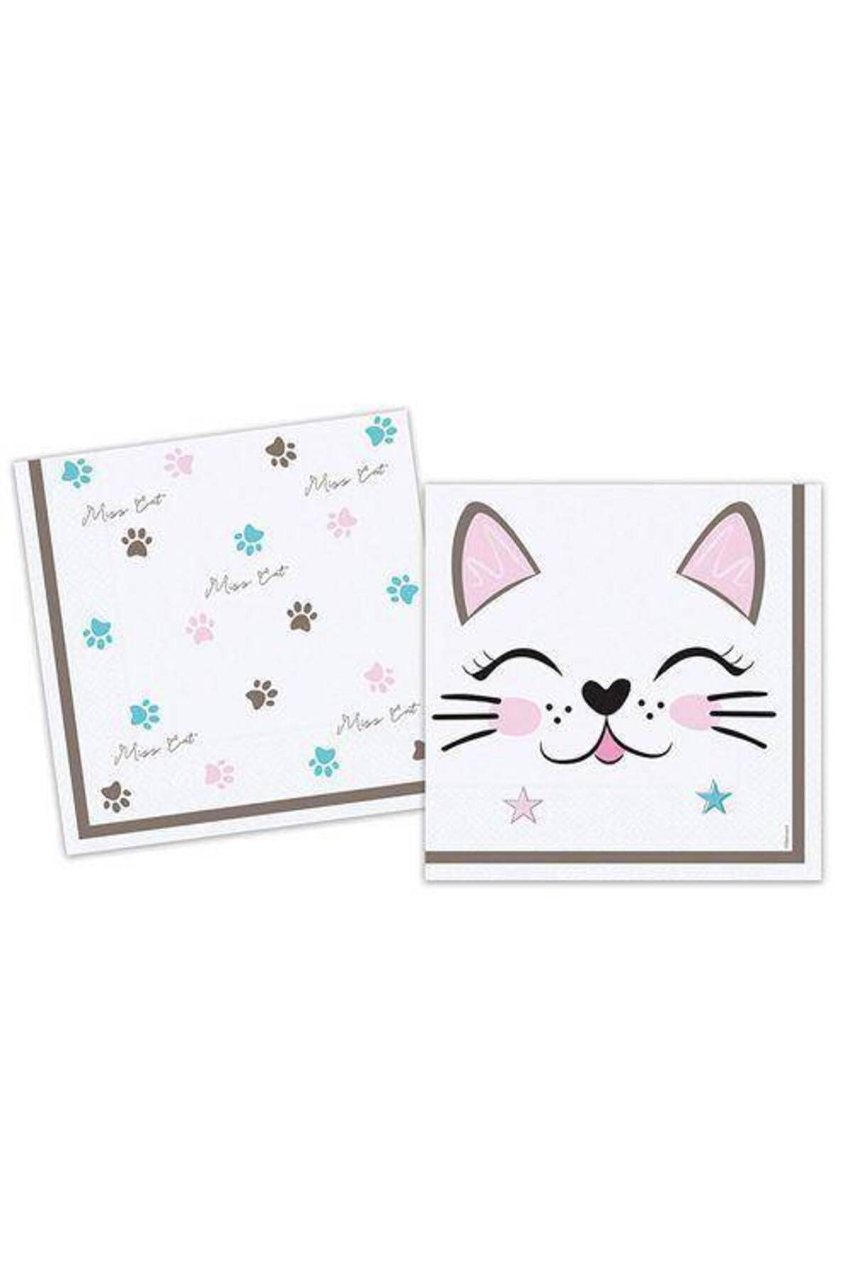 Miss Cat Kedi Peçete 16 adet