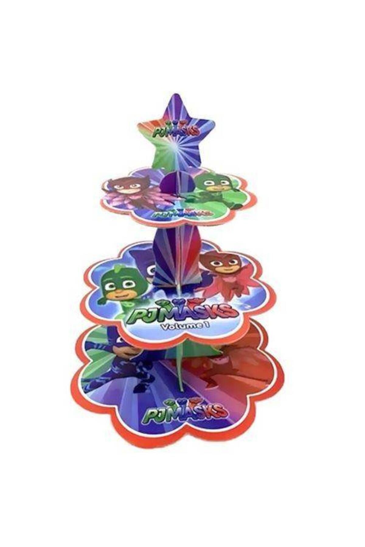 Pijamaskeliler Kek Standı 3 Katlı