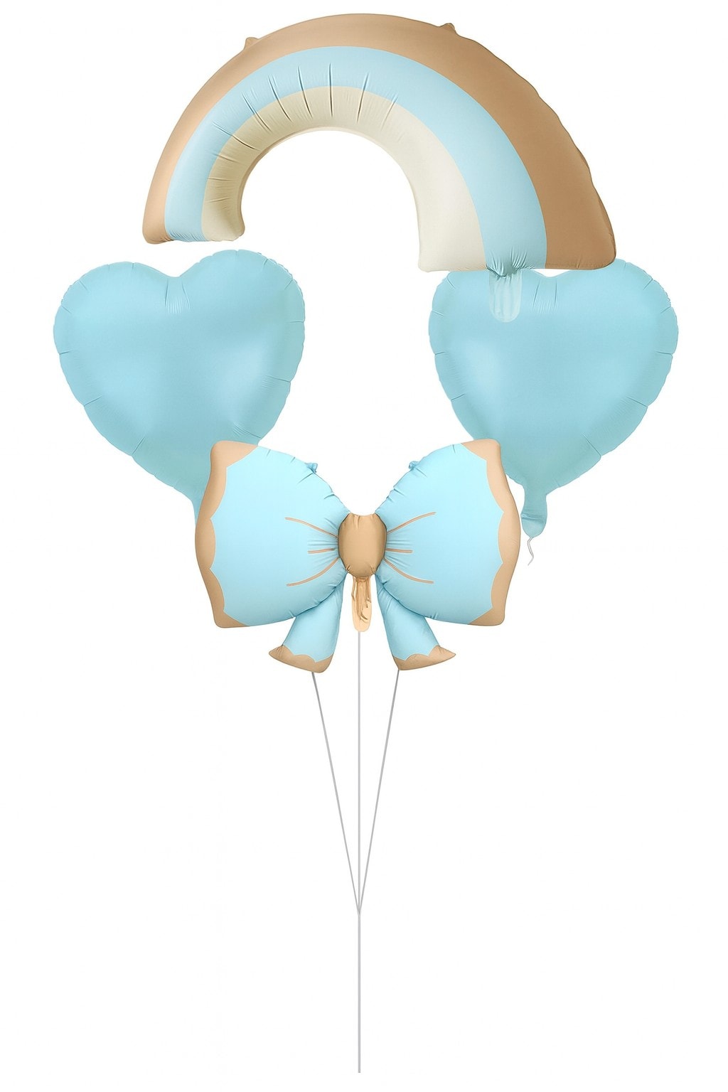 Cinnamoroll Gökkuşağı Folyo Balon Set 4'lü