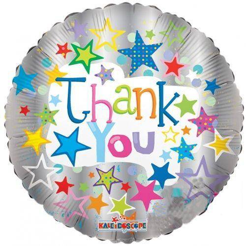 Thank You Stars On Metalic Folyo Balon 45 cm