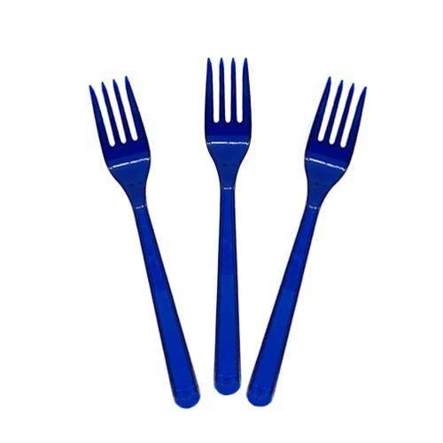 Lacivert 25'li Plastik Çatal