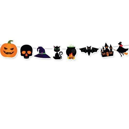 Cadılar Bayramı Happy Halloween Dekoratif Banner 180 cm