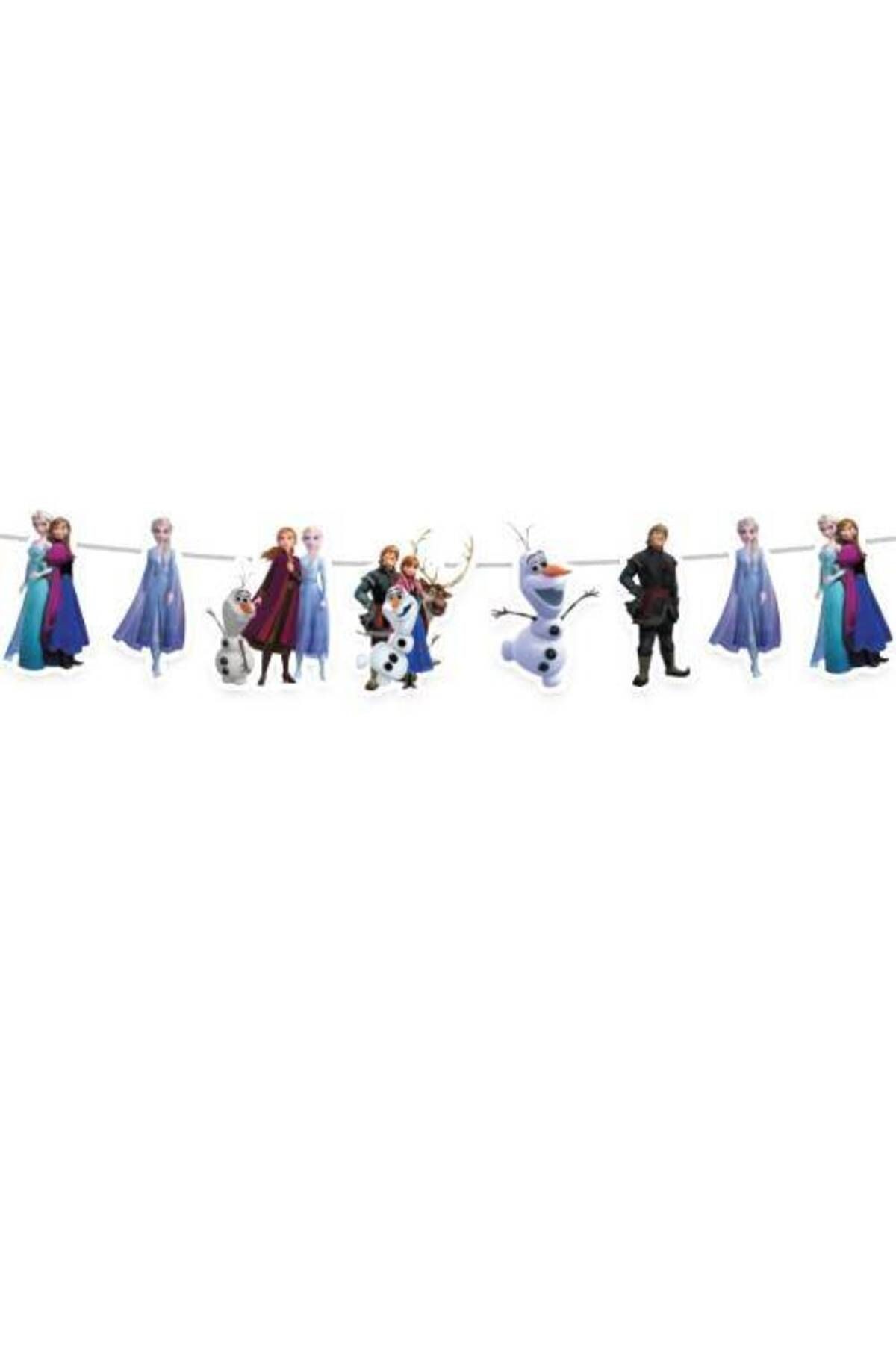 Frozen Elsa Anna Dekoratif Banner 150x17 cm