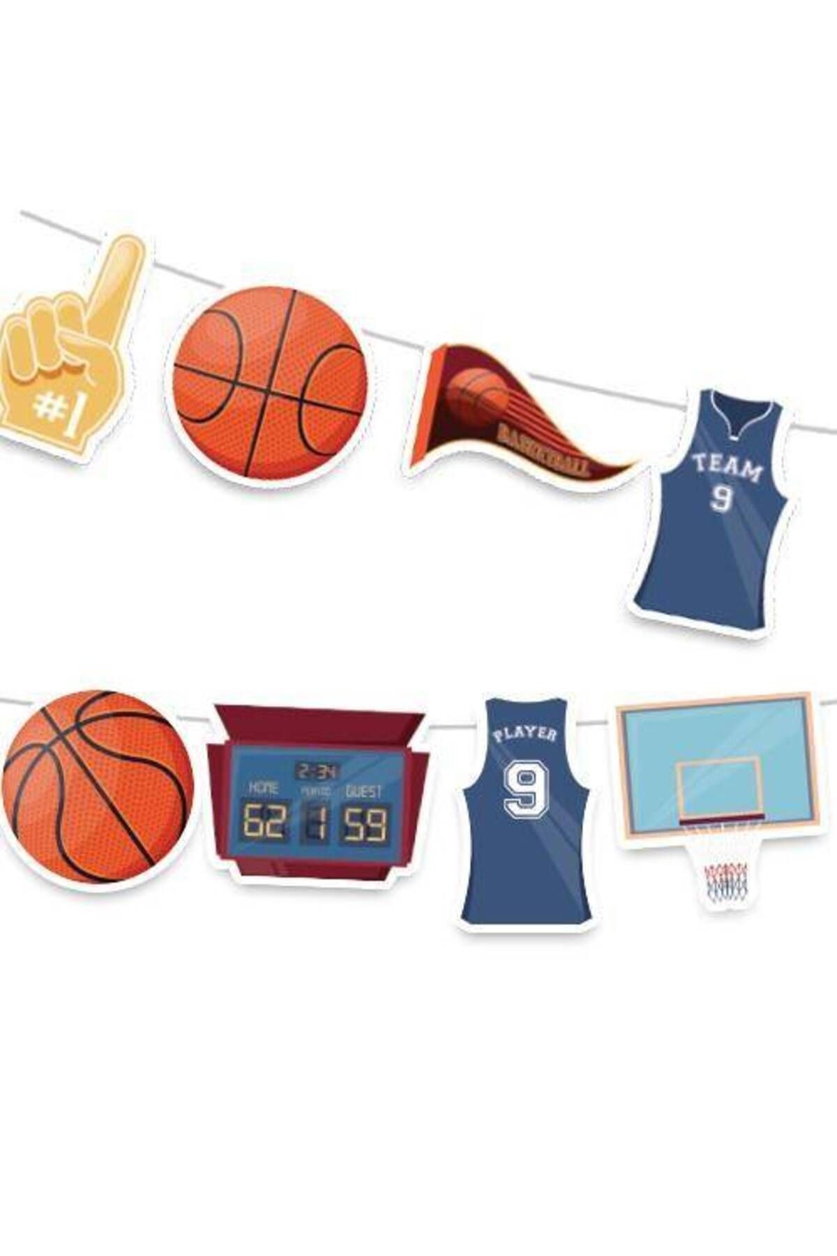 Basketbol Dekoratif Banner 150x18 cm