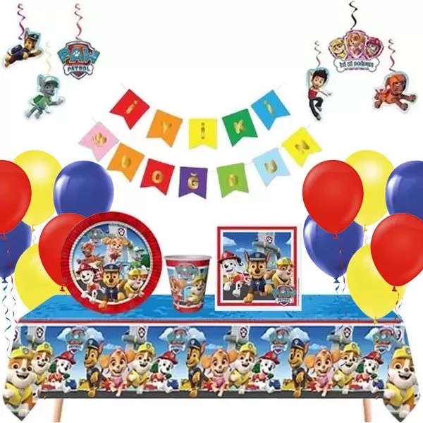 Paw Patrol Refresh Parti Seti 8 Kişilik