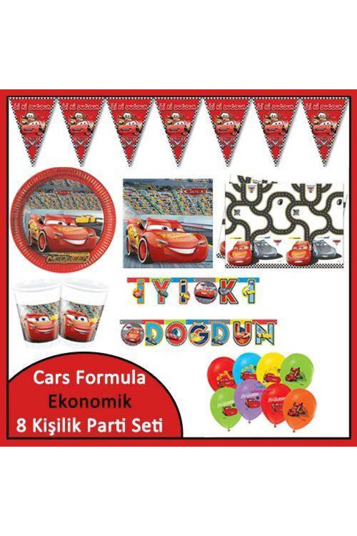 Cars 3 Ekonomik Parti Seti (8 KİŞİLİK)