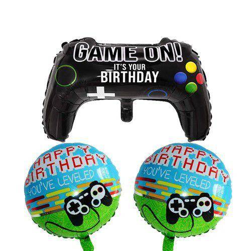 Oyun Konsolu Folyo Balon Seti 3'lü