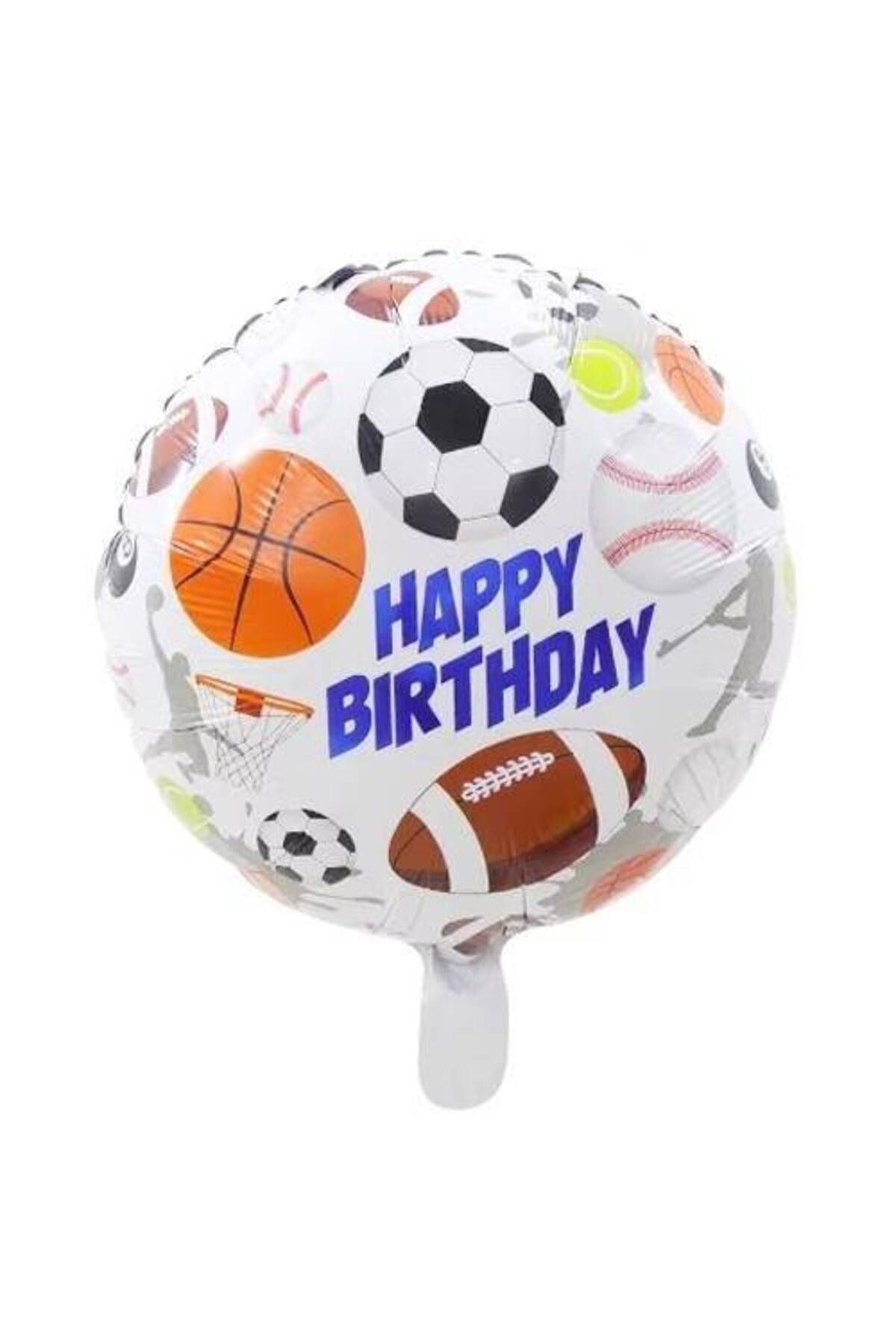 Spor Futbol Basketbol Voleybol Folyo Balon (45 cm)