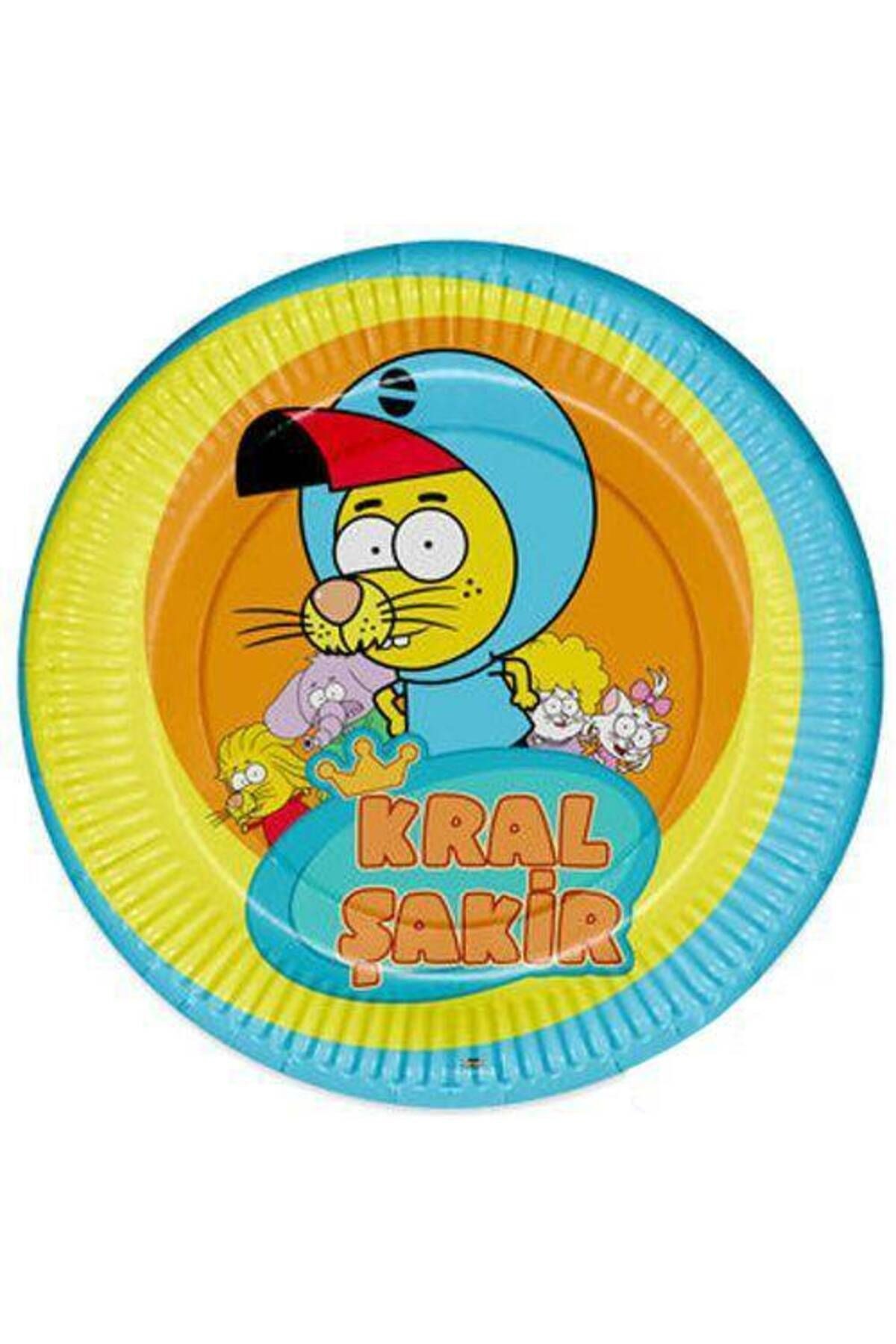 Kral Şakir Action Karton Tabak (8 adet)