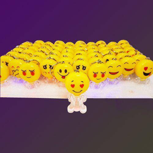 Emoji Işıklı Anahtarlık 1 Adet