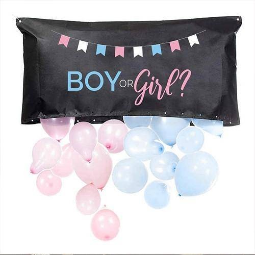 Cinsiyet Partisi Balon Torbası 60*120 cm