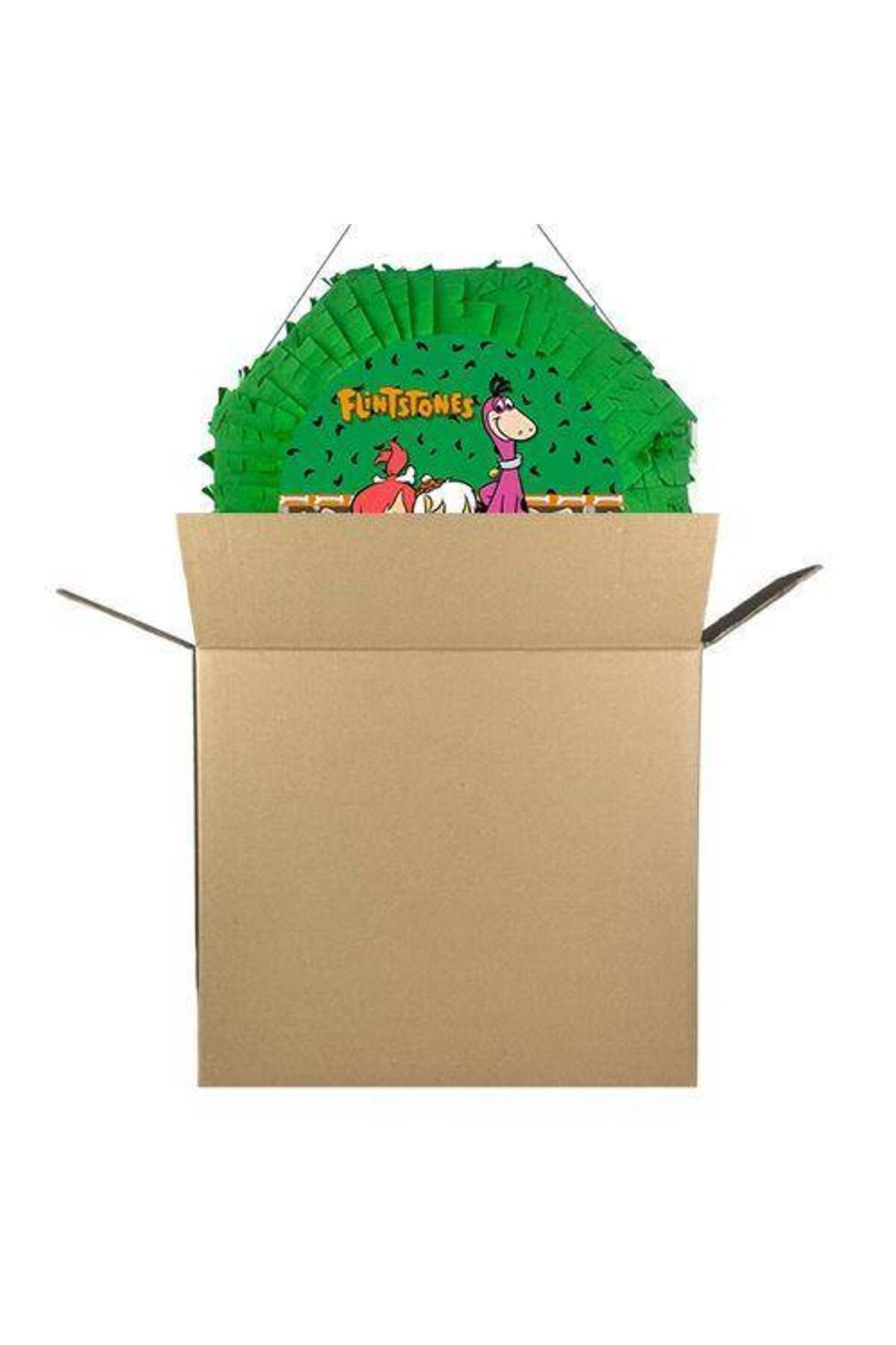Pinyata Taş Devri Çakıltaş/bambam 42 Cm Sopası