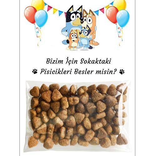 Bluey Hediyelik Kedi Maması Erkek 5 Adet