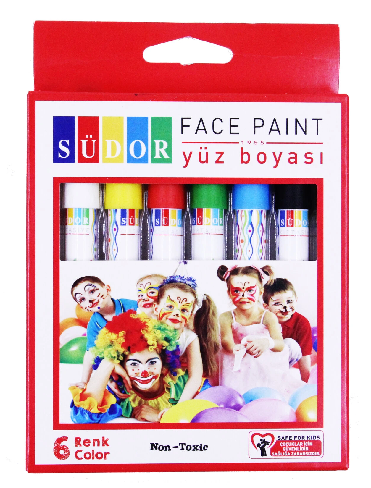 Südor Yüz Boyası 6 Renk