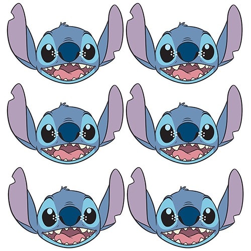 Stitch 6'lı Kağıt Maske