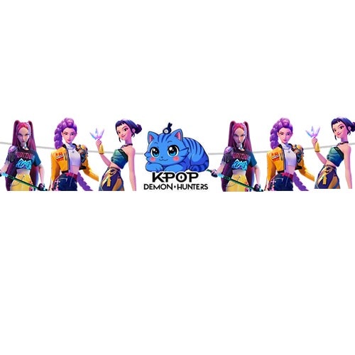 K-POP Dekoratif Banner 17x150 cm