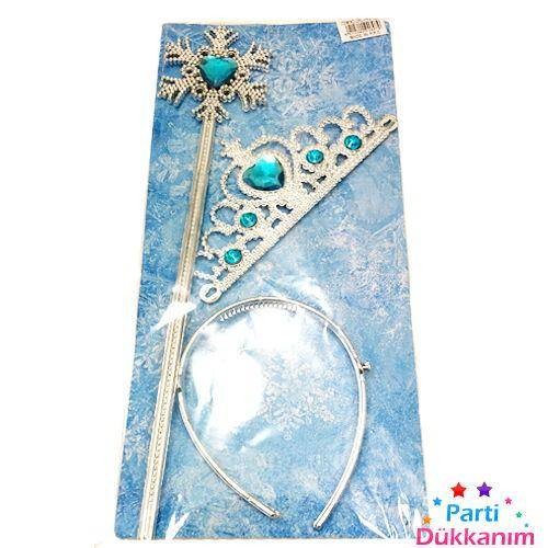 Frozen Elsa Taç Asa Set