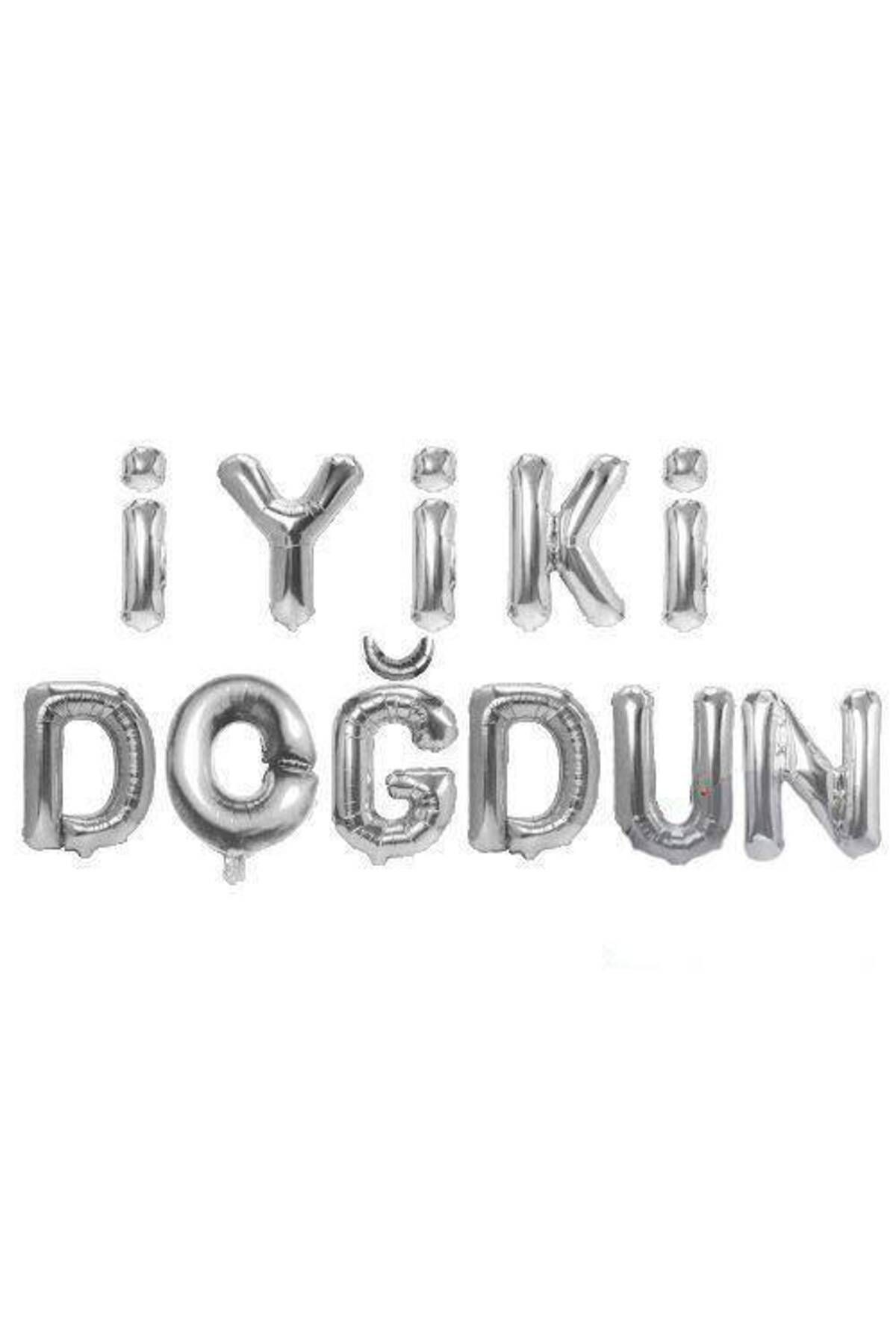 İyi Ki Doğdun Folyo Balon Gümüş (35 CM)